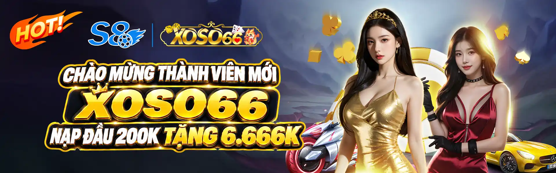 Chào Mừng Thành Viên Mới Xoso66 - Nạp Đầu 200K Tặng 6.666K